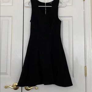 Black skater dress